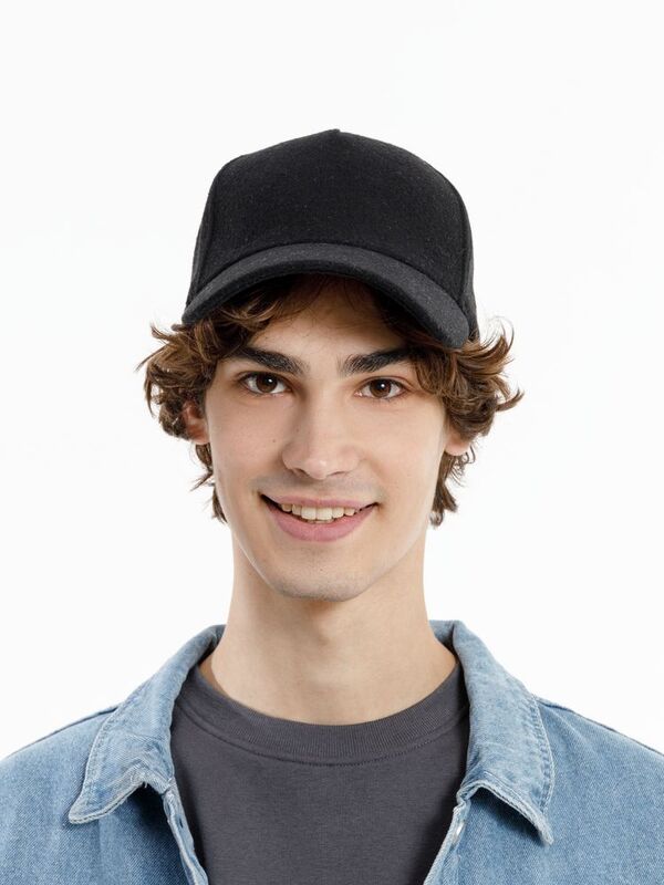 Бейсболка Woolridge, черная арт.16884.30