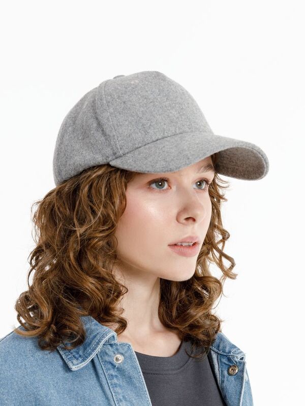 Бейсболка Woolridge, серый меланж арт.16884.11