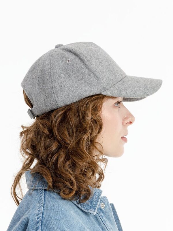 Бейсболка Woolridge, серый меланж арт.16884.11