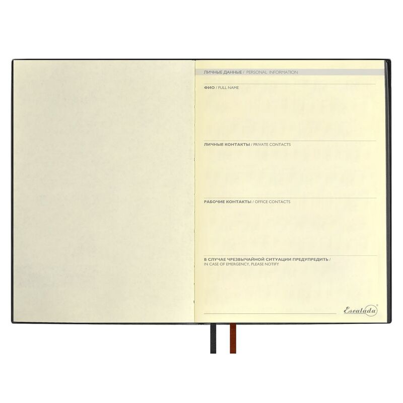 Ежедневник Avila, недатированный, черный арт.18298.30