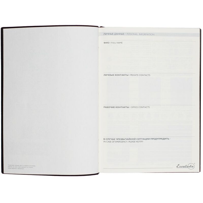 Ежедневник Avila, недатированный, коричневый арт.18298.59