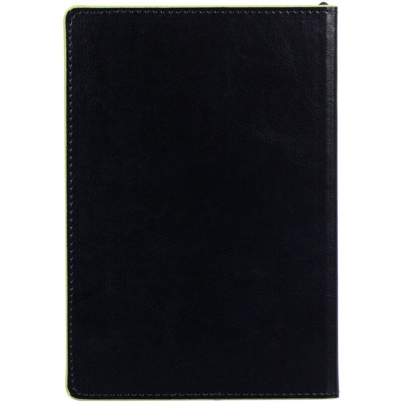 Ежедневник Alanis, недатированный, черный с зеленым арт.18299.39