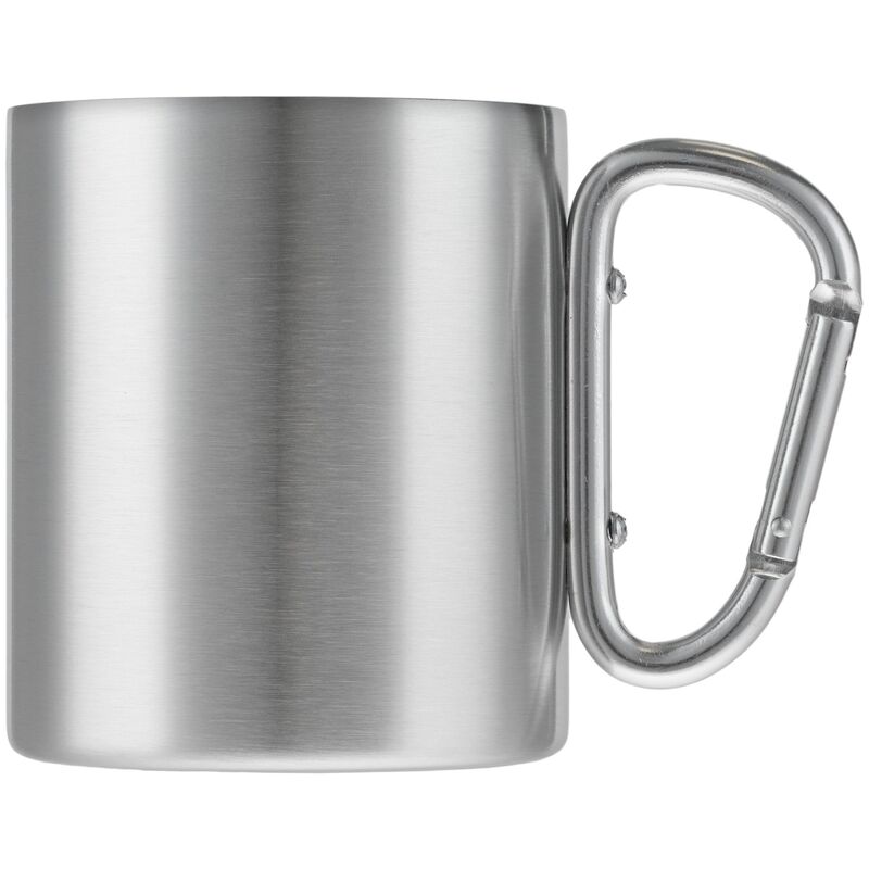 Кружка Trek, с серебристой ручкой-карабином арт.63011.10