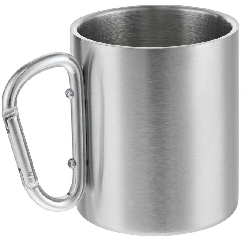 Кружка Trek, с серебристой ручкой-карабином арт.63011.10