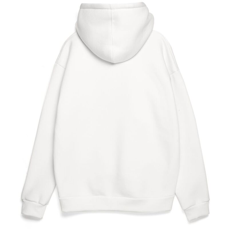 Толстовка унисекс оверсайз Zippy, белая арт.16883.60