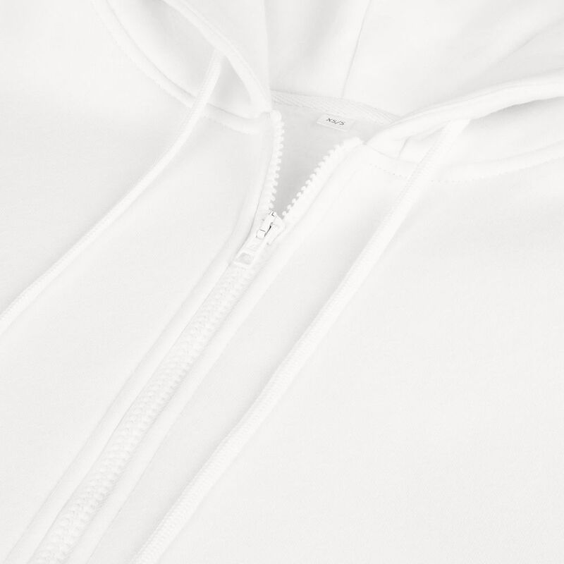 Толстовка унисекс оверсайз Zippy, белая арт.16883.60