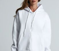 Толстовка унисекс оверсайз Zippy, белая арт.16883.60