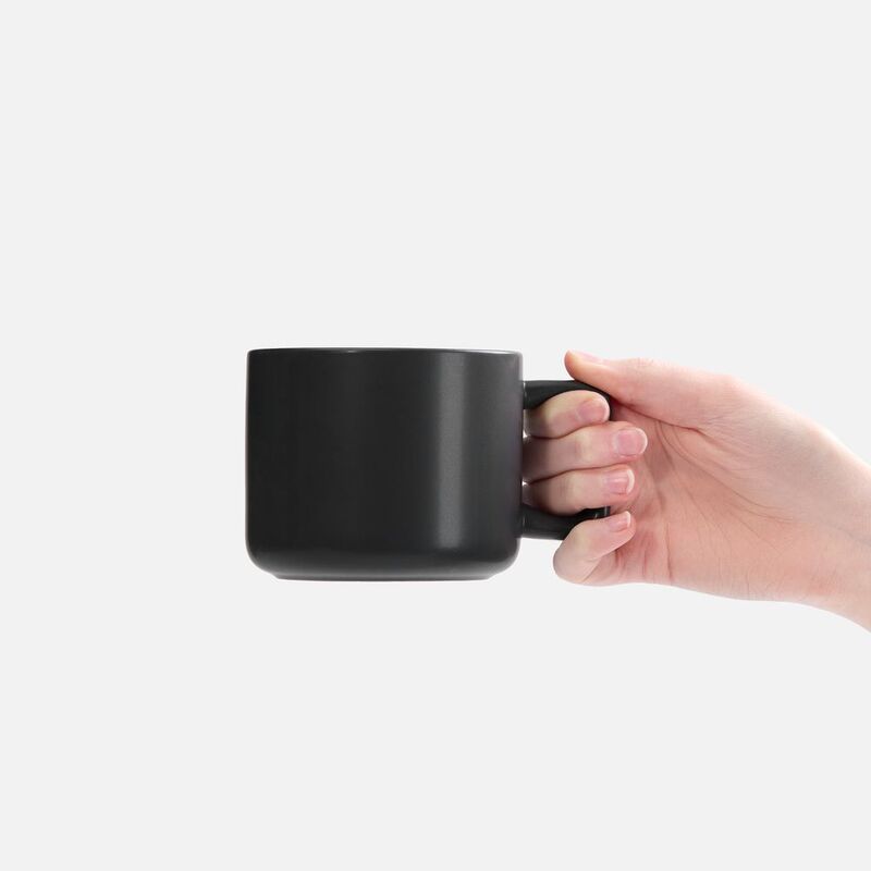 Чашка Jumbo в коробке матовая, черная арт.31114.30