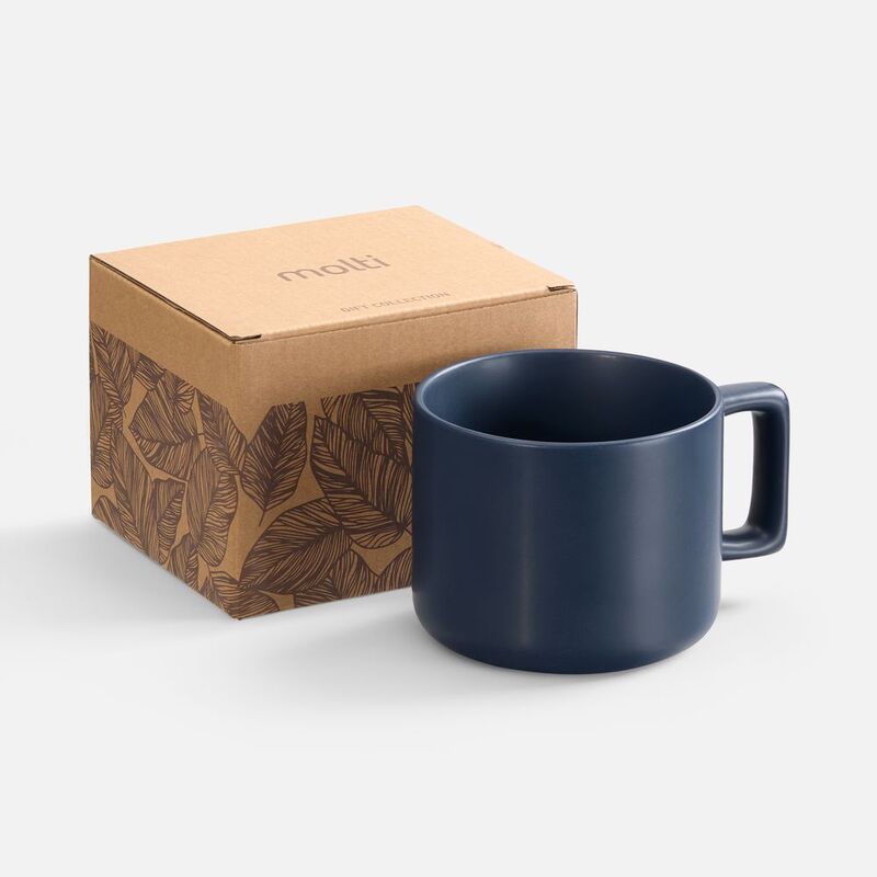 Чашка Jumbo в коробке матовая, темно-синяя арт.31114.40