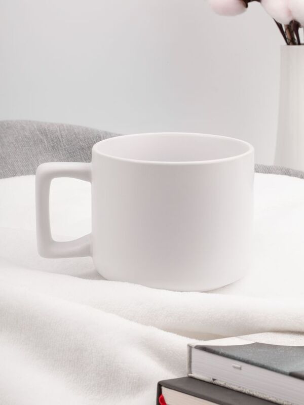 Чашка Jumbo в коробке матовая, белая арт.31114.60