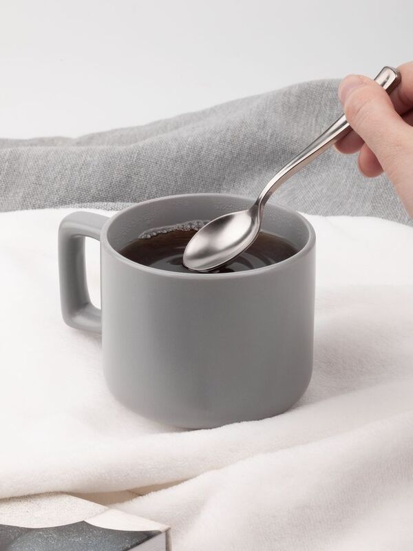 Чашка Jumbo в коробке матовая, светло-серая арт.31114.11