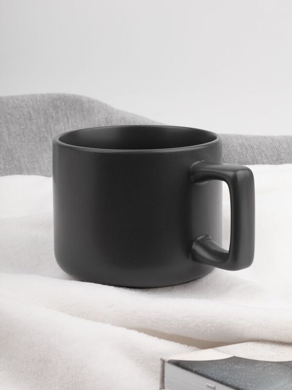 Чашка Jumbo в коробке матовая, темно-серая арт.31114.13