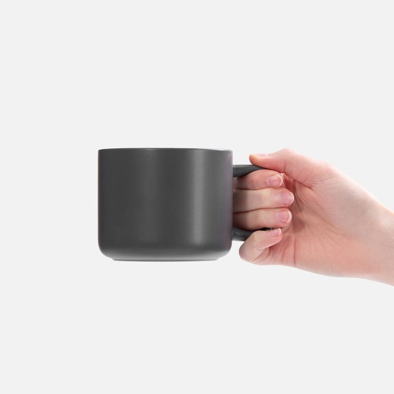 Чашка Jumbo в коробке матовая, темно-серая арт.31114.13