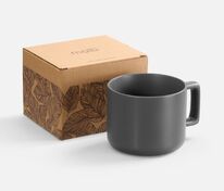 Чашка Jumbo в коробке матовая, темно-серая арт.31114.13