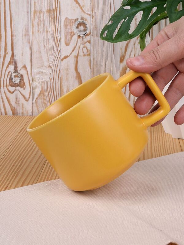 Чашка Jumbo в коробке матовая, желтая арт.31114.80