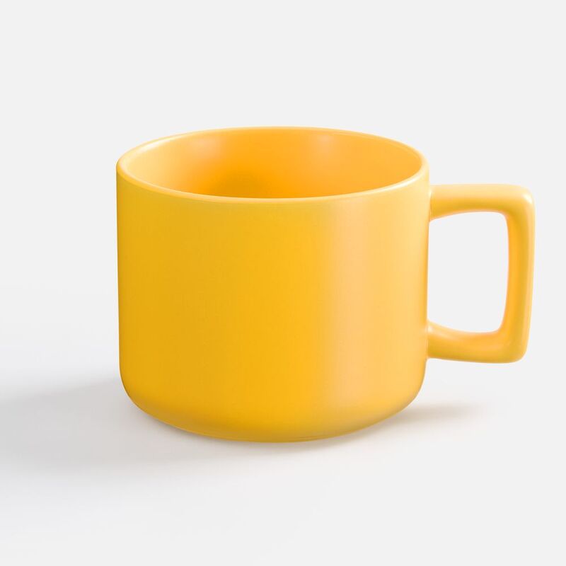 Чашка Jumbo в коробке матовая, желтая арт.31114.80