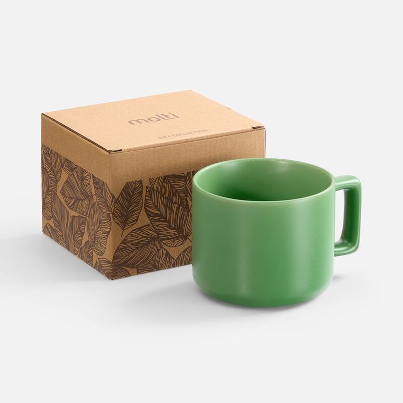 Чашка Jumbo в коробке матовая, зеленая арт.31114.90