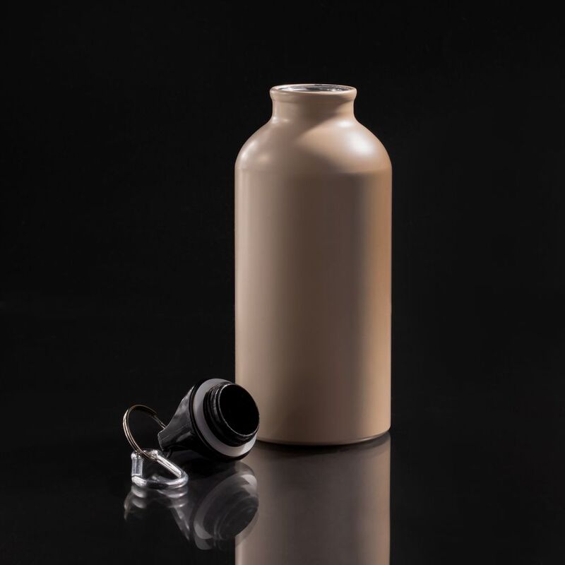 Бутылка для воды Funrun 400, светло-бежевая арт.15423.12