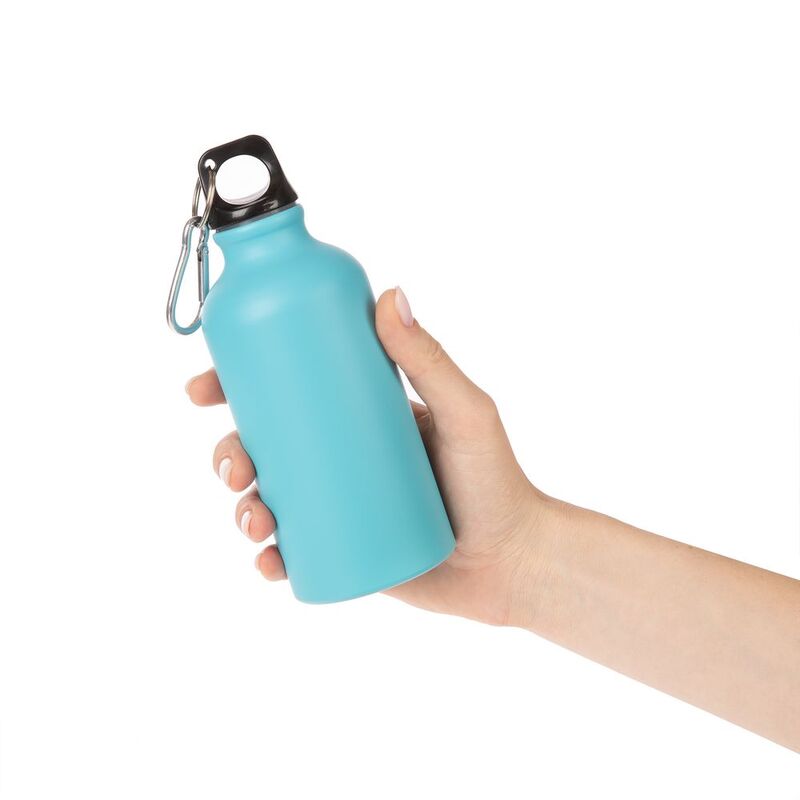 Бутылка для воды Funrun 400, светло-бирюзовая арт.15423.49