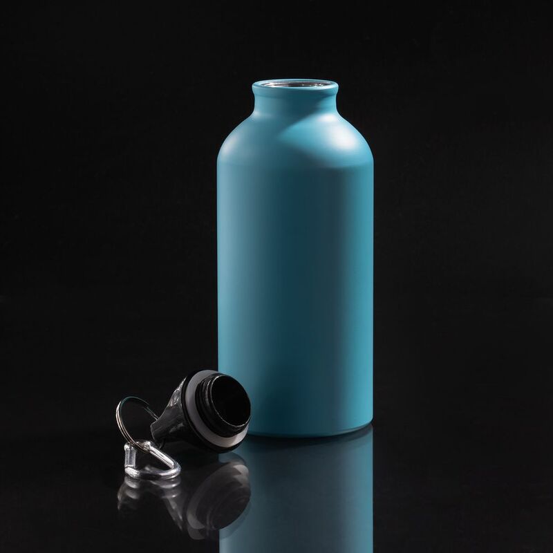 Бутылка для воды Funrun 400, светло-бирюзовая арт.15423.49