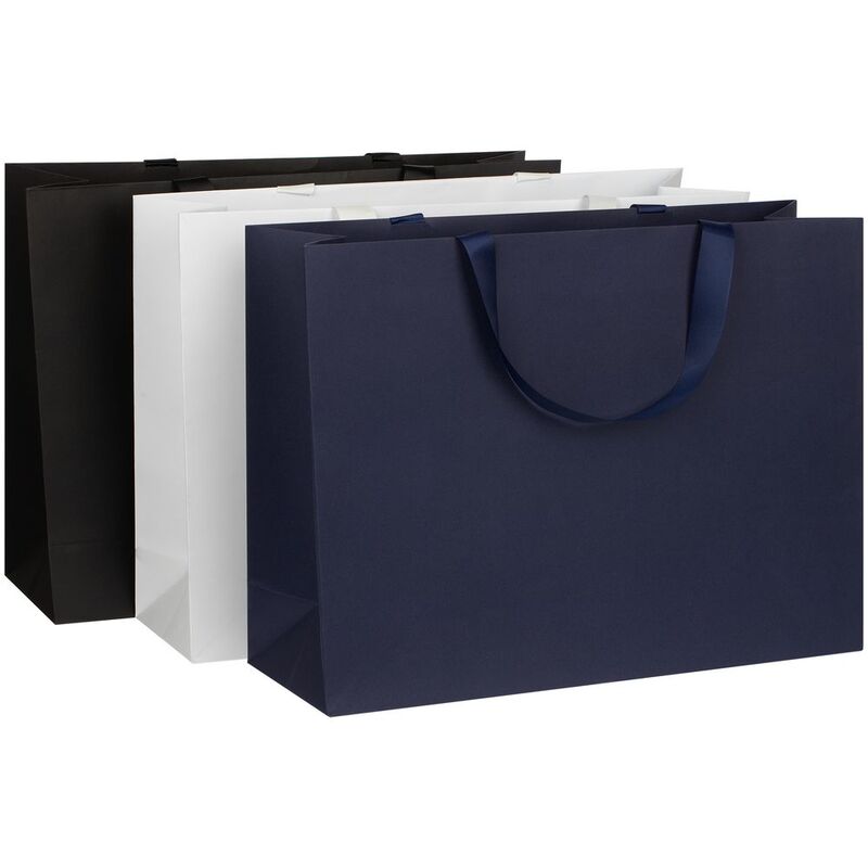 Пакет бумажный Manilla L, синий арт.18424.40