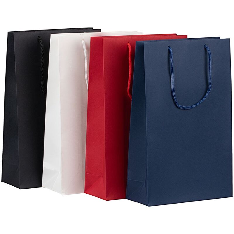 Пакет бумажный Porta S, вертикальный, темно-синий арт.18425.40