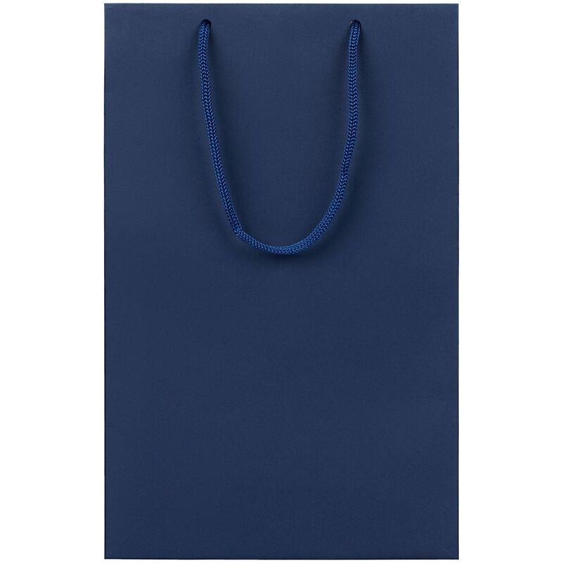 Пакет бумажный Porta S, вертикальный, темно-синий арт.18425.40