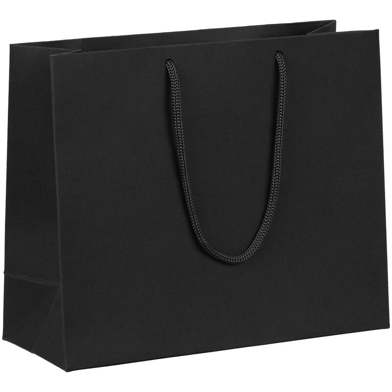 Пакет бумажный Ample Plus S, черный арт.18429.30