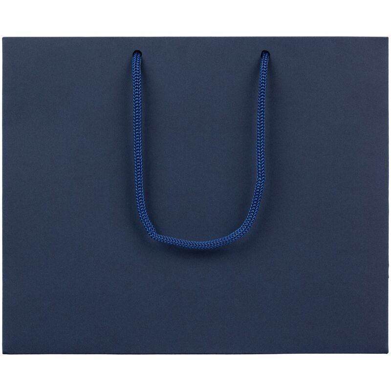 Пакет бумажный Ample Plus S, синий арт.18429.40