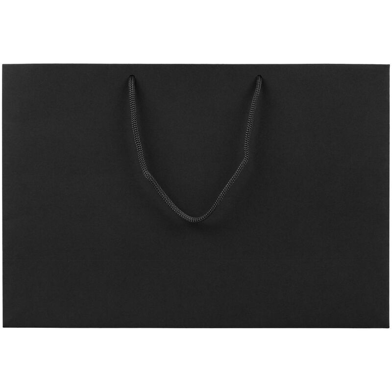 Пакет бумажный Ample Plus M, черный арт.18431.30