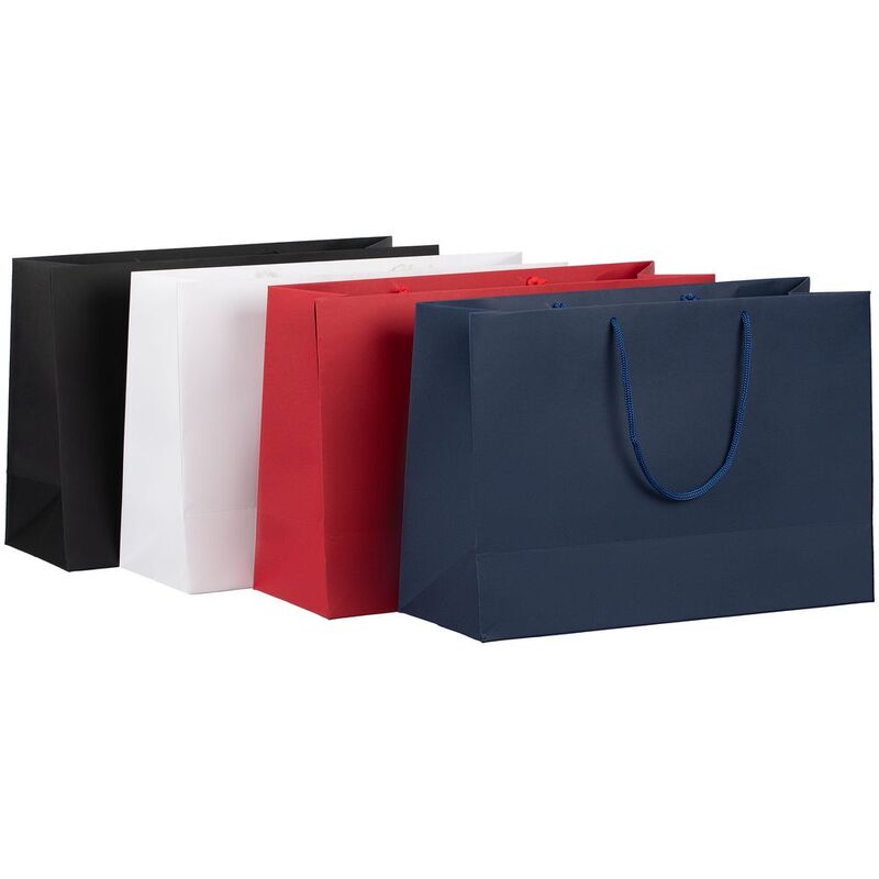 Пакет бумажный Ample Plus M, синий арт.18431.40