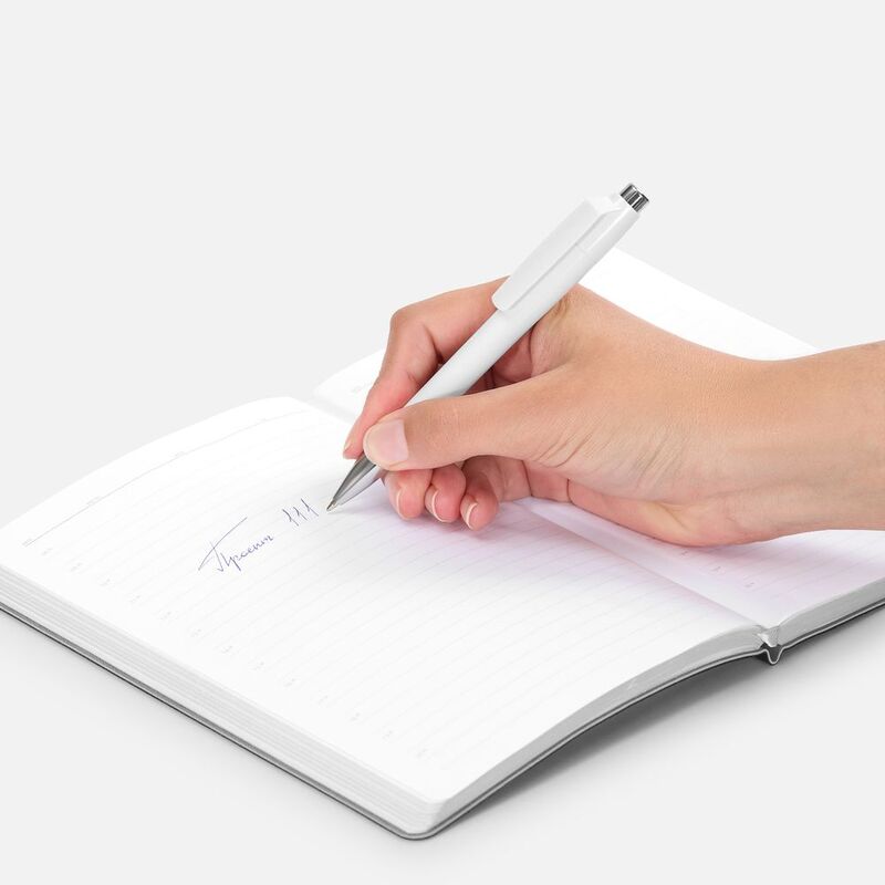 Ручка шариковая Klippa, белая арт.17691.60