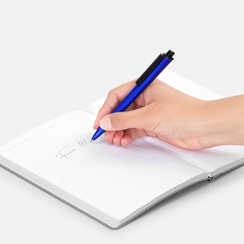 Ручка шариковая Informa, металлик, синяя арт.17692.40