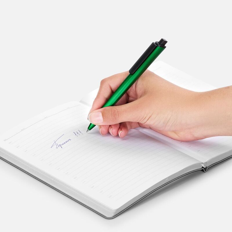 Ручка шариковая Informa, металлик, зеленая арт.17692.90