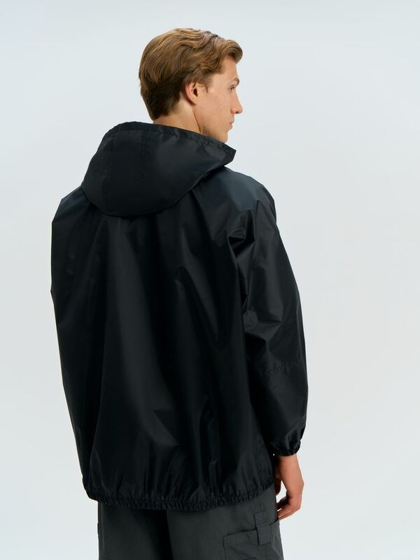 Дождевик-анорак Alatau, укороченный, черный, единый размер арт.16881.30