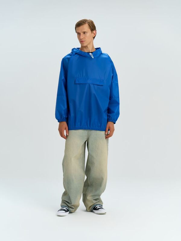 Дождевик-анорак Alatau, укороченный, синий, единый размер арт.16881.44