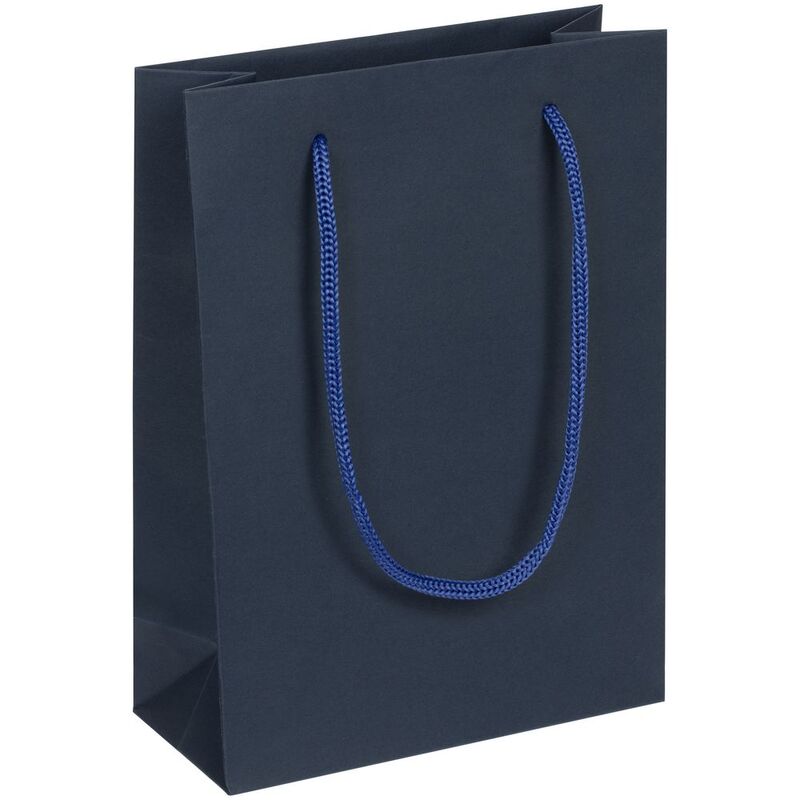 Пакет бумажный Vid S, синий арт.20961.40