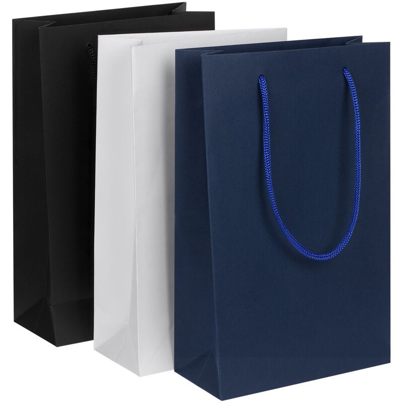 Пакет бумажный Waski S, синий арт.20963.40