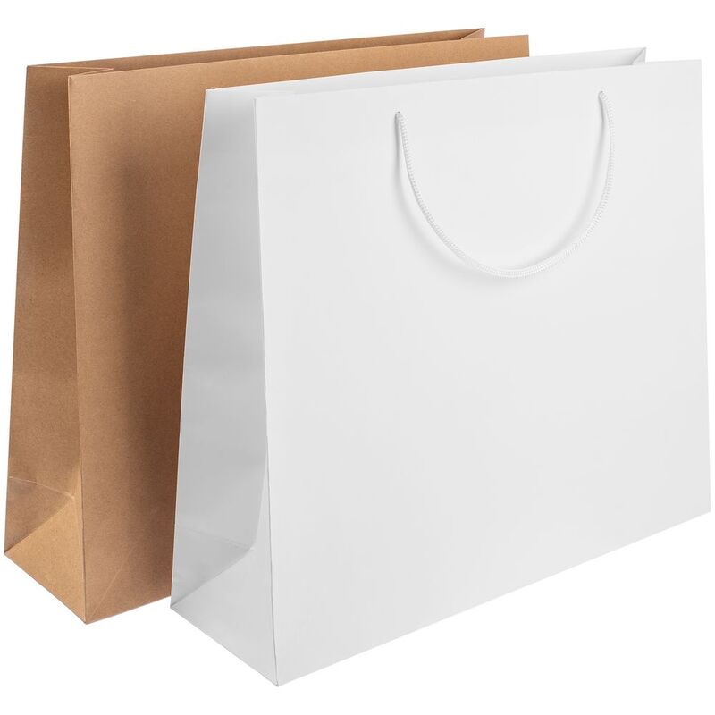 Пакет бумажный Plat L, белый арт.20967.60