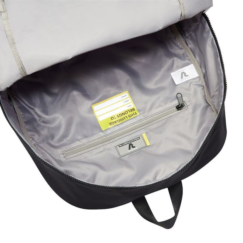 Складной рюкзак Compact Neon, черный с зеленым арт.16852.32