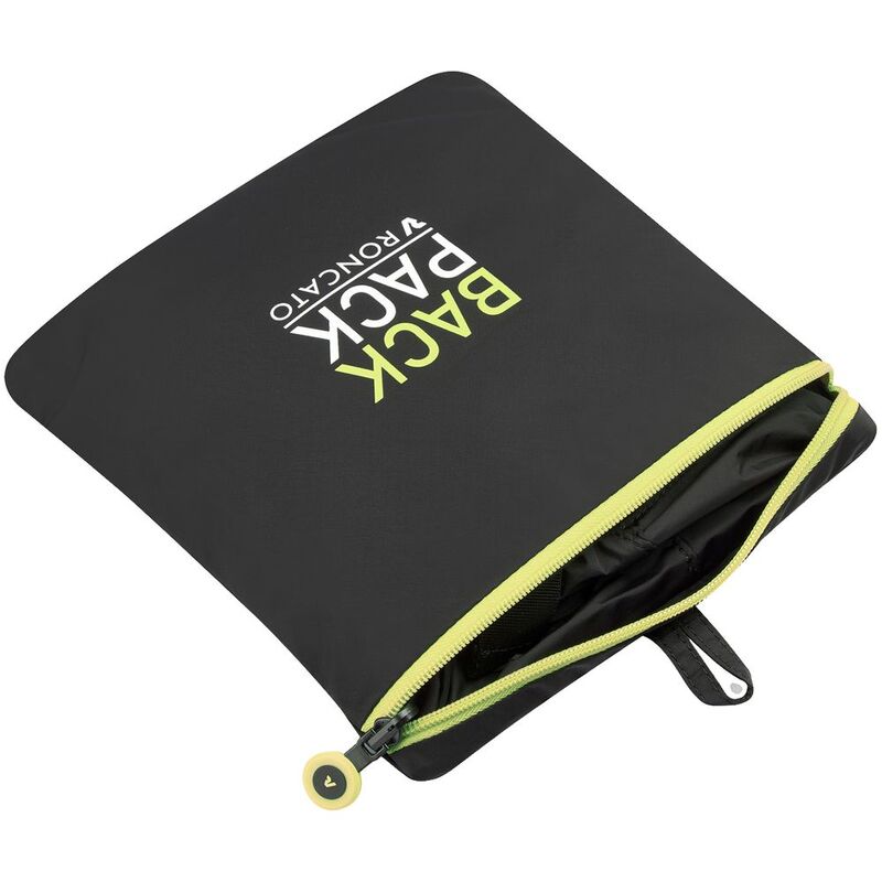 Складной рюкзак Compact Neon, черный с зеленым арт.16852.32