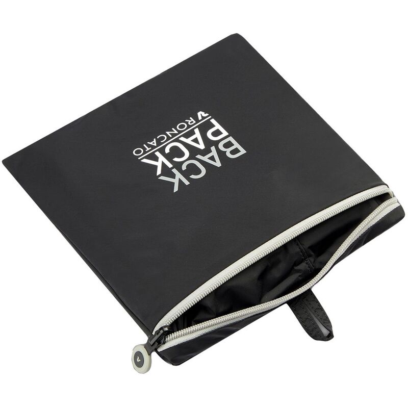 Складной рюкзак Compact Neon, черный с белым арт.16852.33