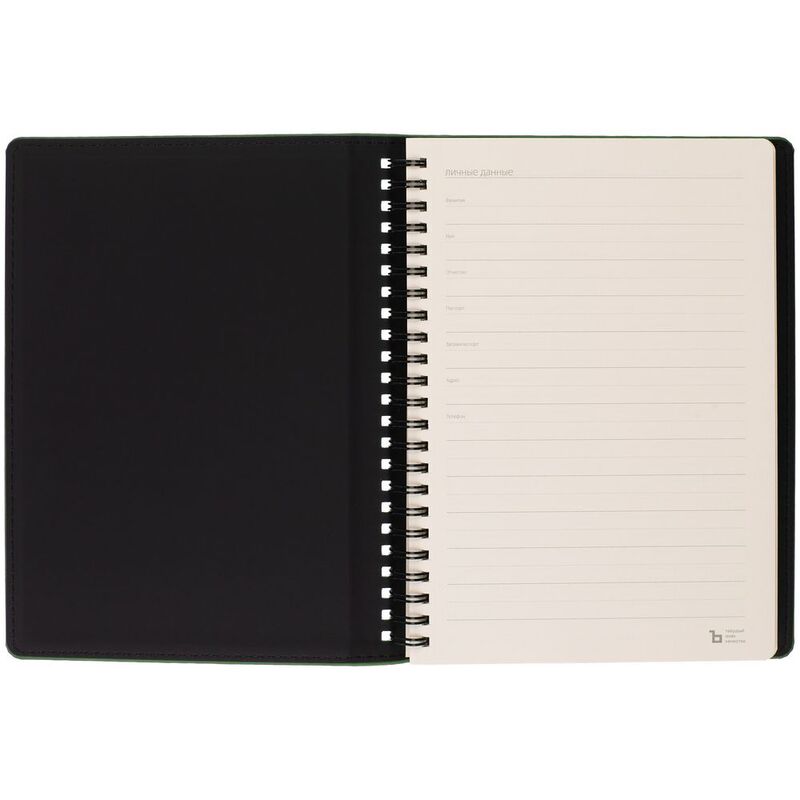 Ежедневник Spring Urban на заказ, недатированный, зеленый арт.72078.90