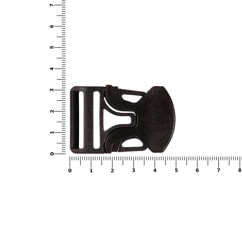 Застежка-пряжка односторонняя Triden, черный арт.18269.30