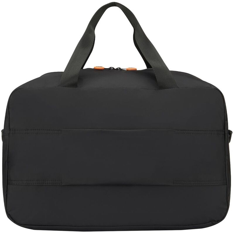 Сумка дорожная Compact Neon, черная с оранжевым арт.16863.31