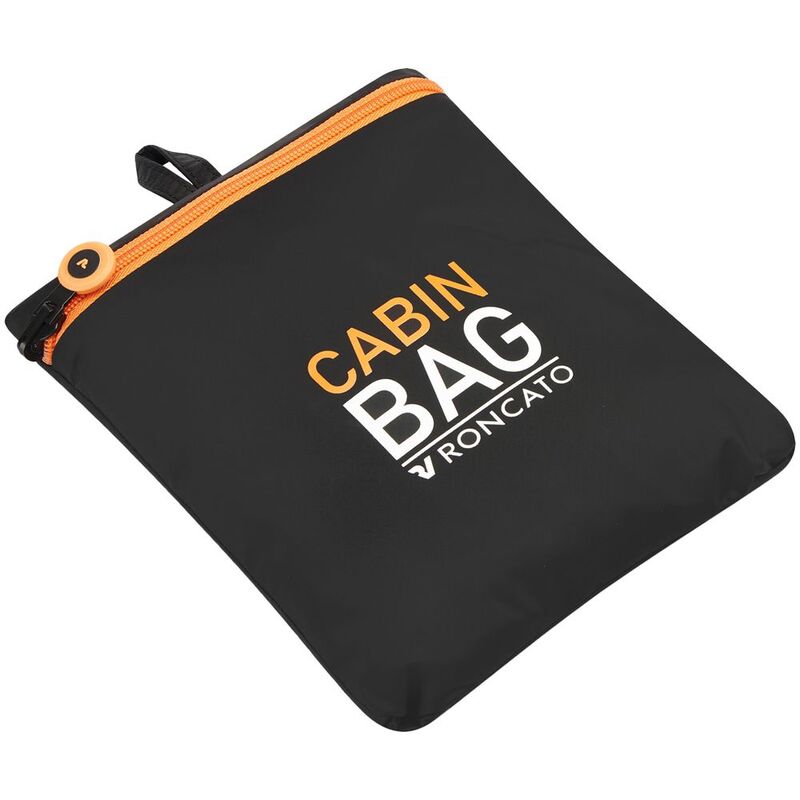 Сумка дорожная Compact Neon, черная с оранжевым арт.16863.31