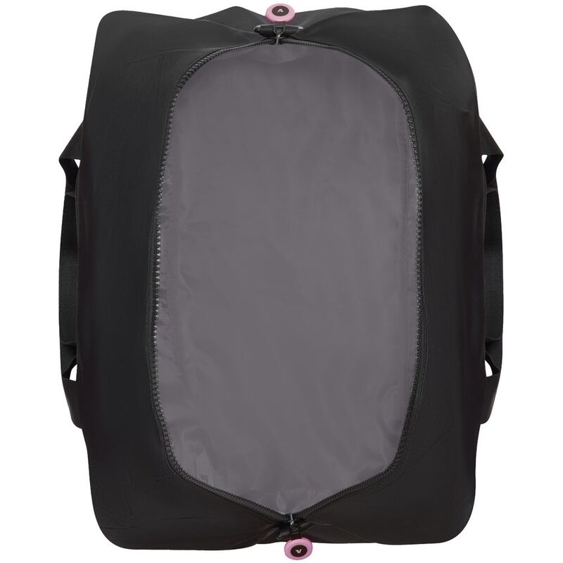 Сумка дорожная Compact Neon, черная с розовым арт.16863.34