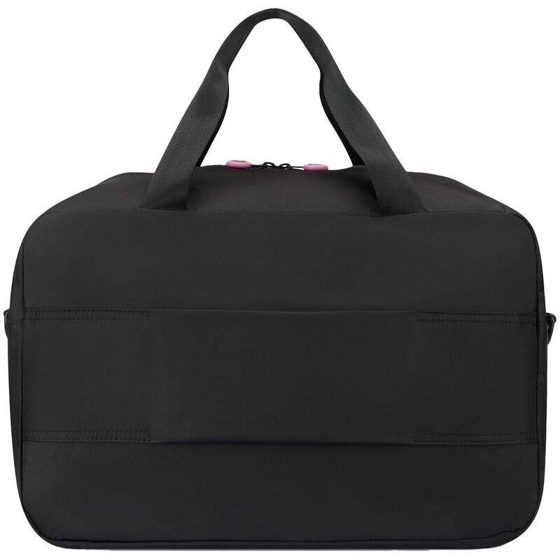Сумка дорожная Compact Neon, черная с розовым арт.16863.34