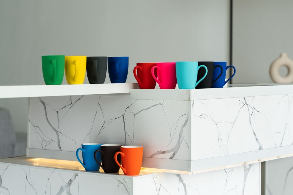 Кружка Good Morning с покрытием софт-тач, ver.2, синяя арт.17653.40