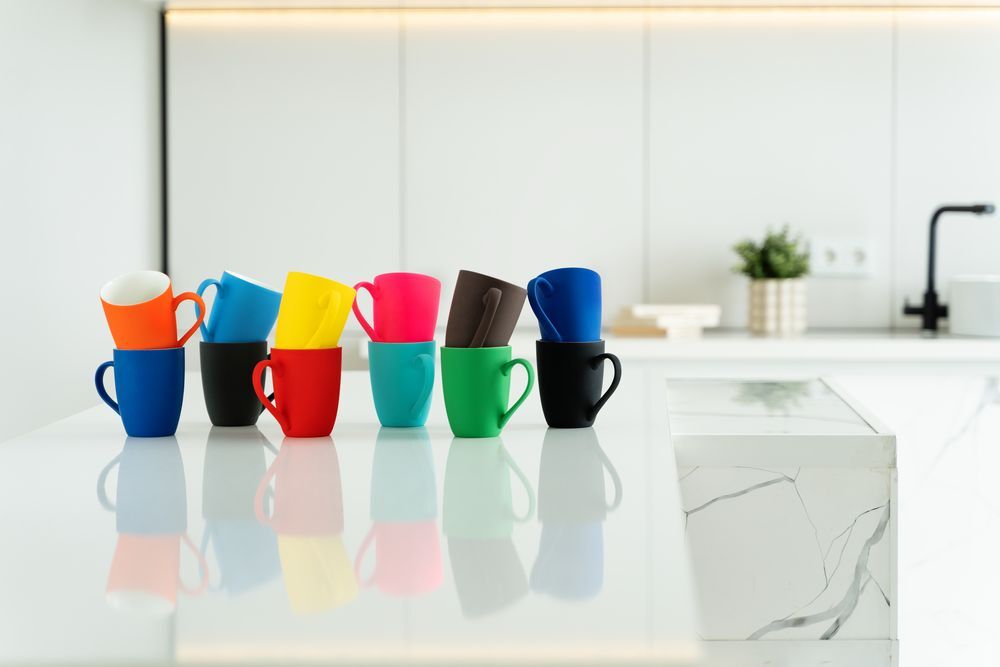 Кружка Good Morning с покрытием софт-тач, ver.2, ярко-красная арт.17653.55